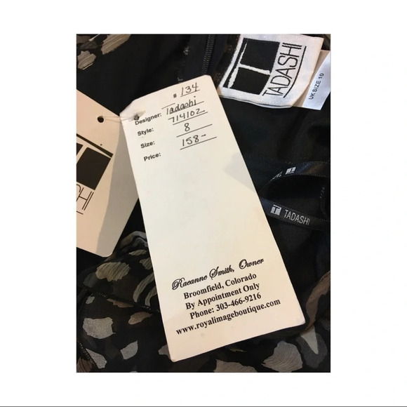 Tadashi 100% Silk Strapless Top Blouse 8 NWT - Picture 3 of 3